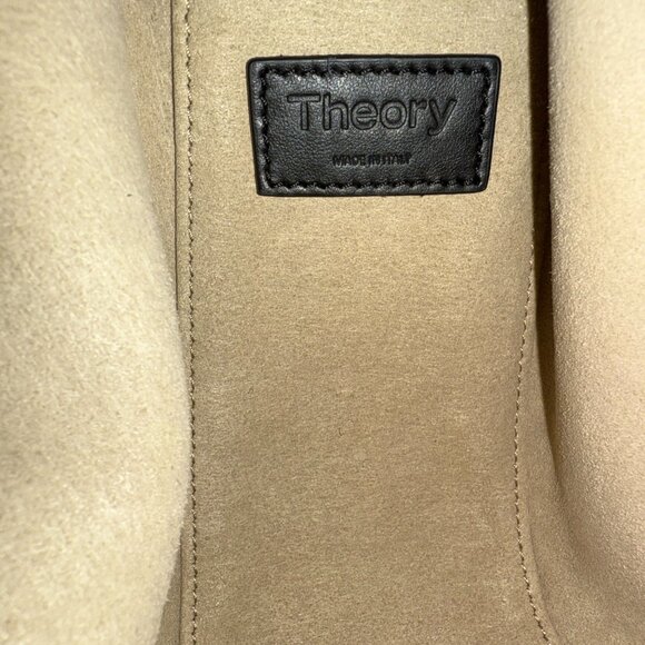 Theory Suede Messenger Bag - Picture 9 of 11
